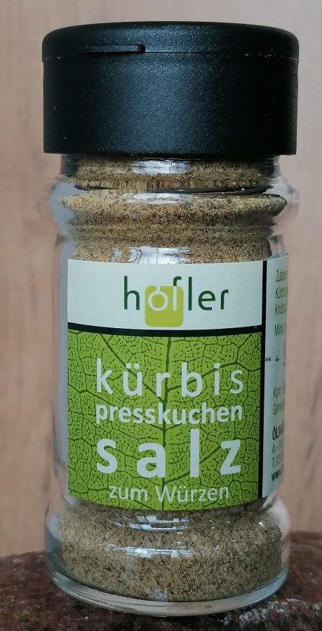 Kürbis Presskuchen Salz